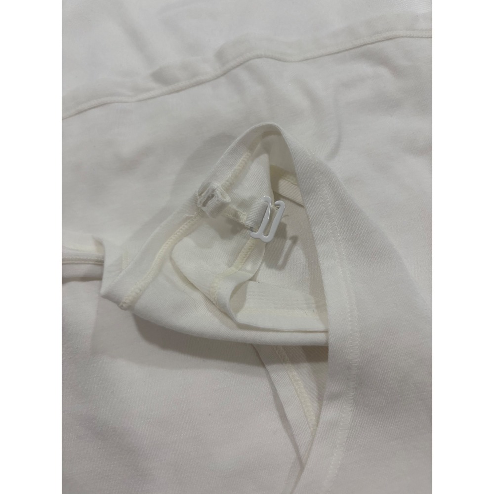 Athleta Open Back Athletic Tank Top White Size Large Lightweight Athleisure - Picture 5 of 9